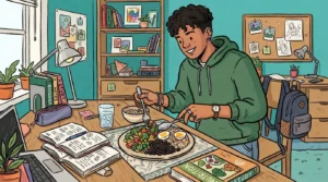 Pirâmide Alimentar e Estudos: Foco e Memória